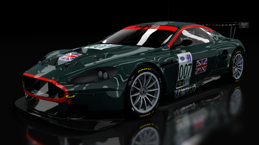 Aston Martin DBR9, skin Green