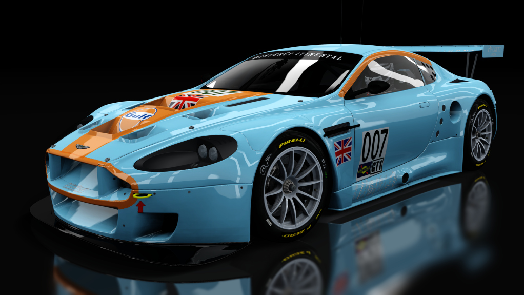 Aston Martin DBR9, skin Gulf