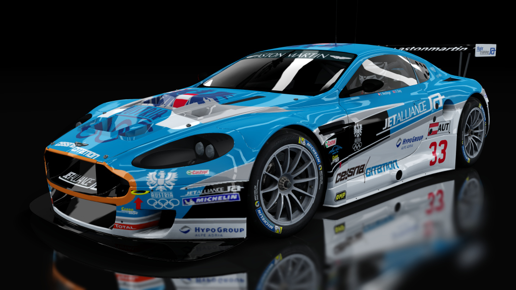 Aston Martin DBR9, skin Jetalliance Racing #33