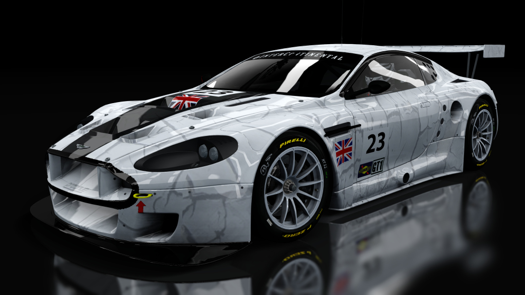 Aston Martin DBR9, skin White