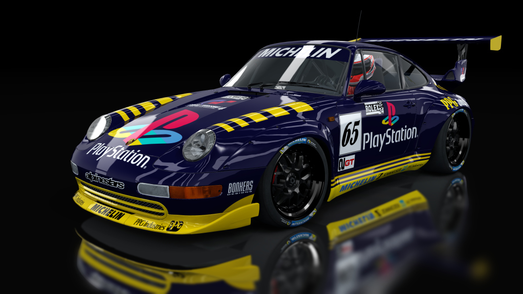 Porsche 911 (993) GT2, skin Playstation_65