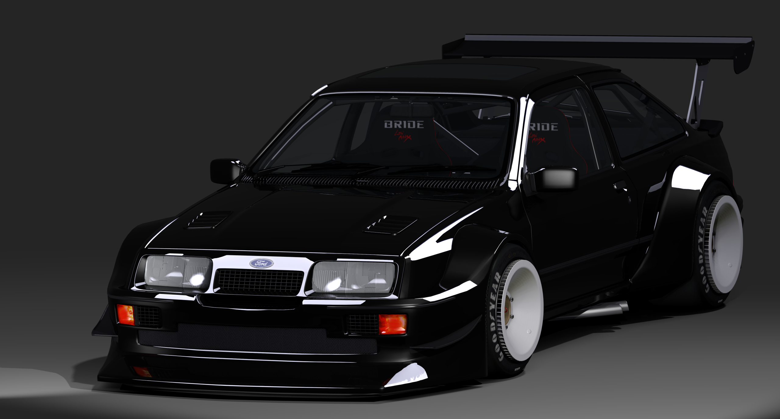 Ford Sierra RS500 TimeAttack , skin black