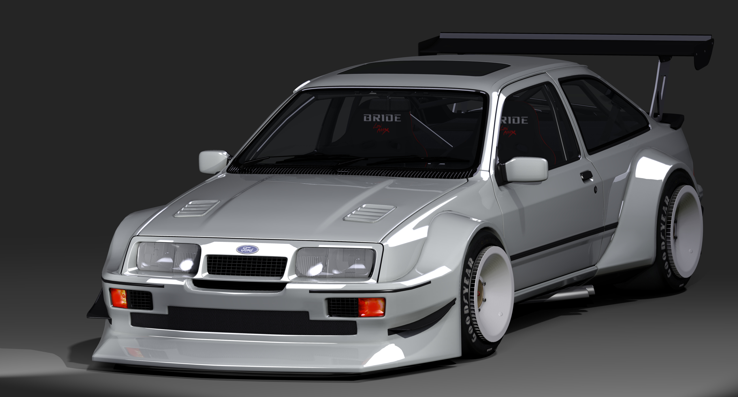 Ford Sierra RS500 TimeAttack , skin white