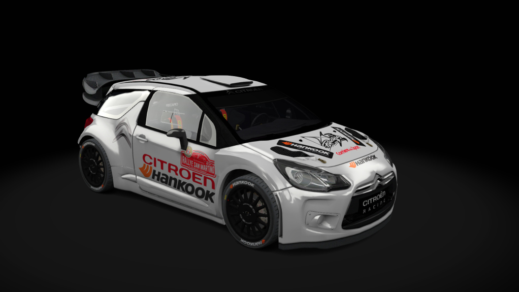 Citroen DS3 WRC 2015, skin Hankook