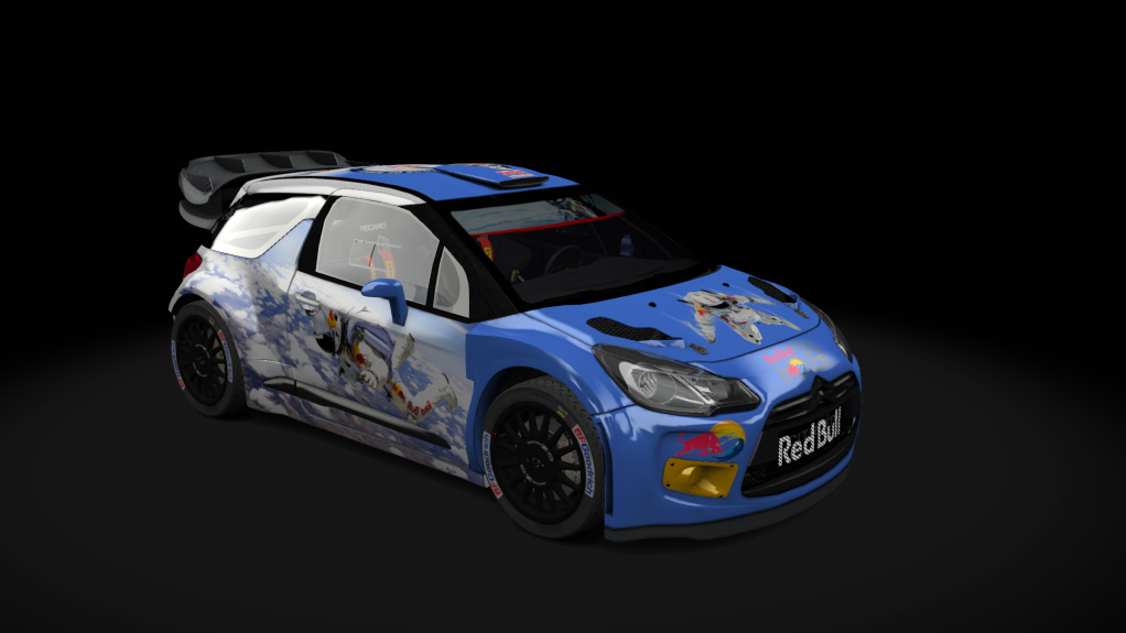 Citroen DS3 WRC 2015, skin redbull_stratos