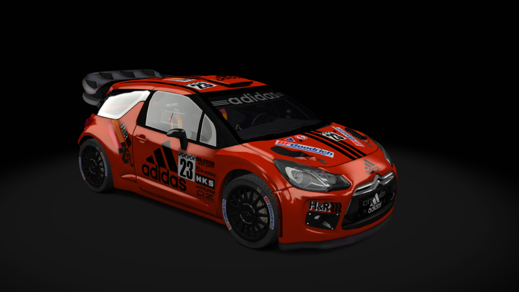 Citroen DS3 WRC 2015, skin team_adidas