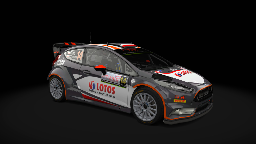 Ford Fiesta WRC 2015, skin Kubica_Team