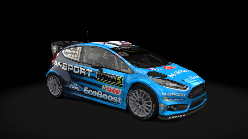 Ford Fiesta WRC 2015, skin Ostberg_MC2016