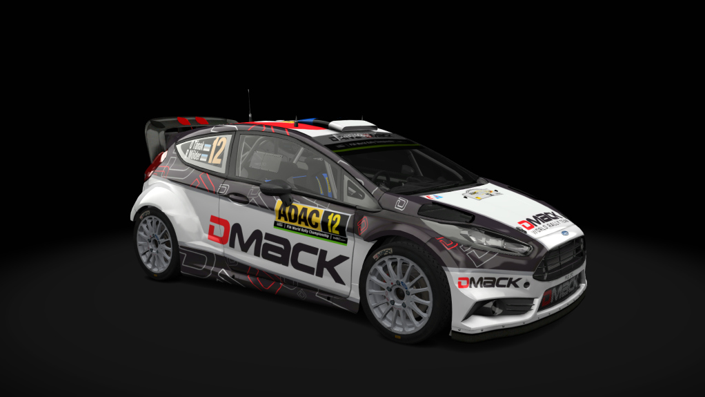 Ford Fiesta WRC 2015, skin Tanak_ADAC16