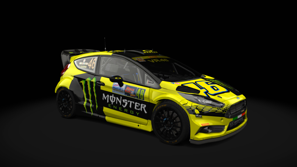 Ford Fiesta WRC 2015, skin VR46_monza