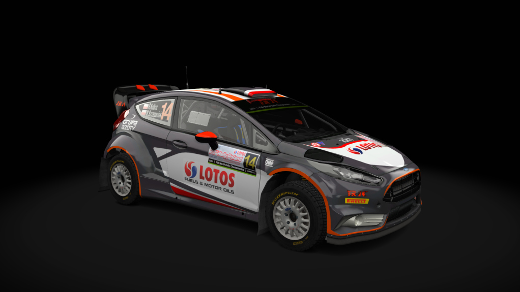 Ford Fiesta WRC 2015 Gravel, skin Kubica_TeamGr