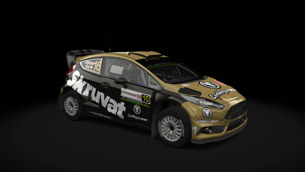 Ford Fiesta WRC 2015 Gravel, skin Solberg_Sardegna16