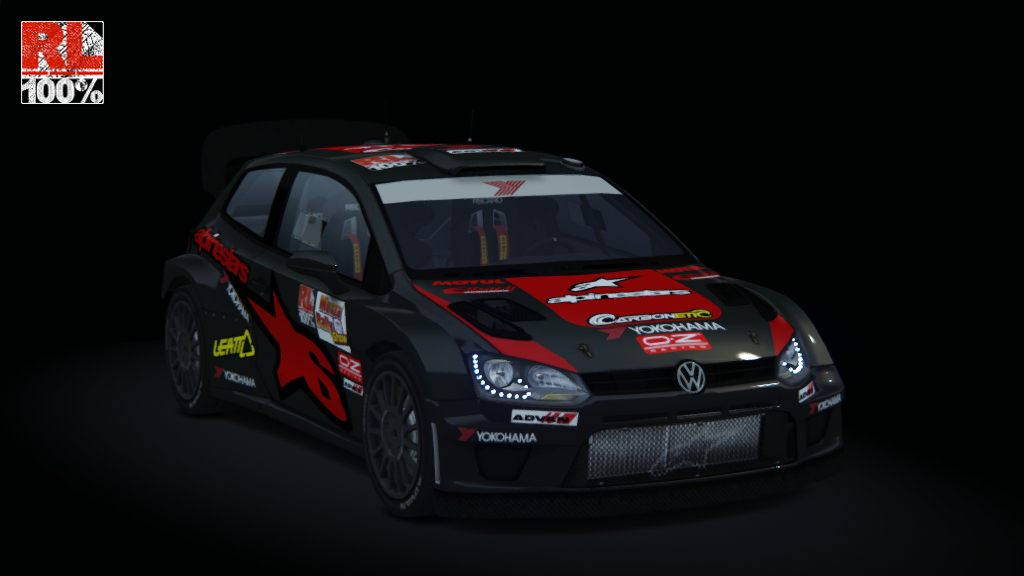 Volkswagen Polo WRC 2015, skin Alpinestar_Team