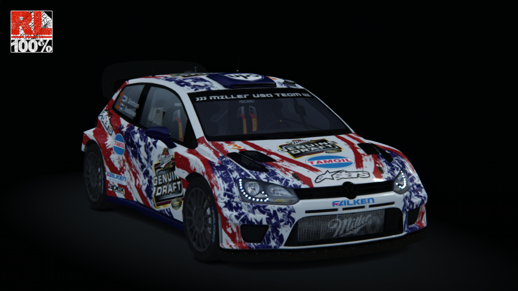 Volkswagen Polo WRC 2015, skin Miller_USA_Team