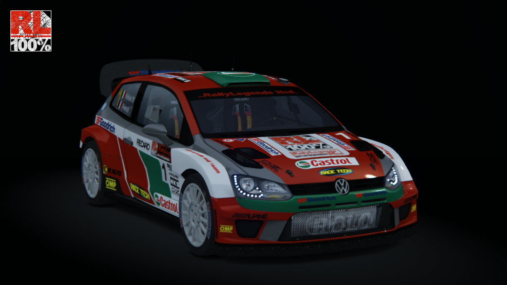 Volkswagen Polo WRC 2015, skin RallyLegends_Team