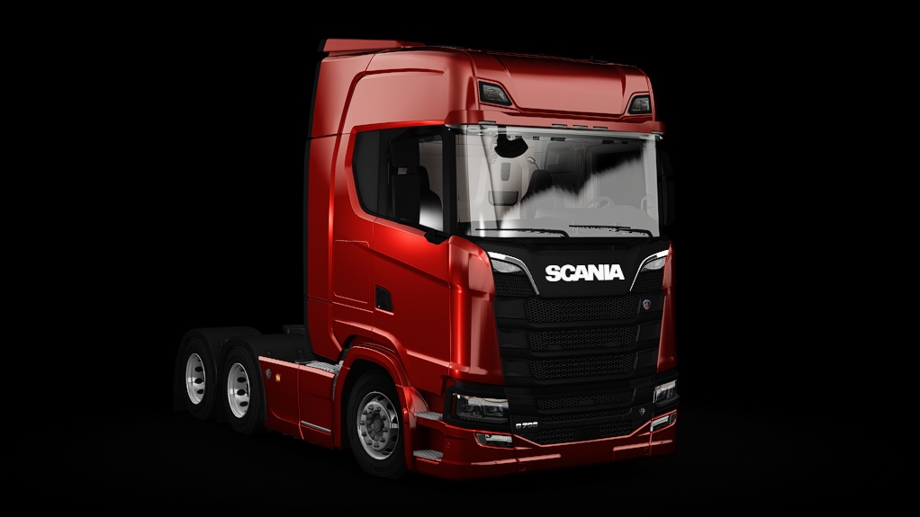 Scania S730 V8, skin red