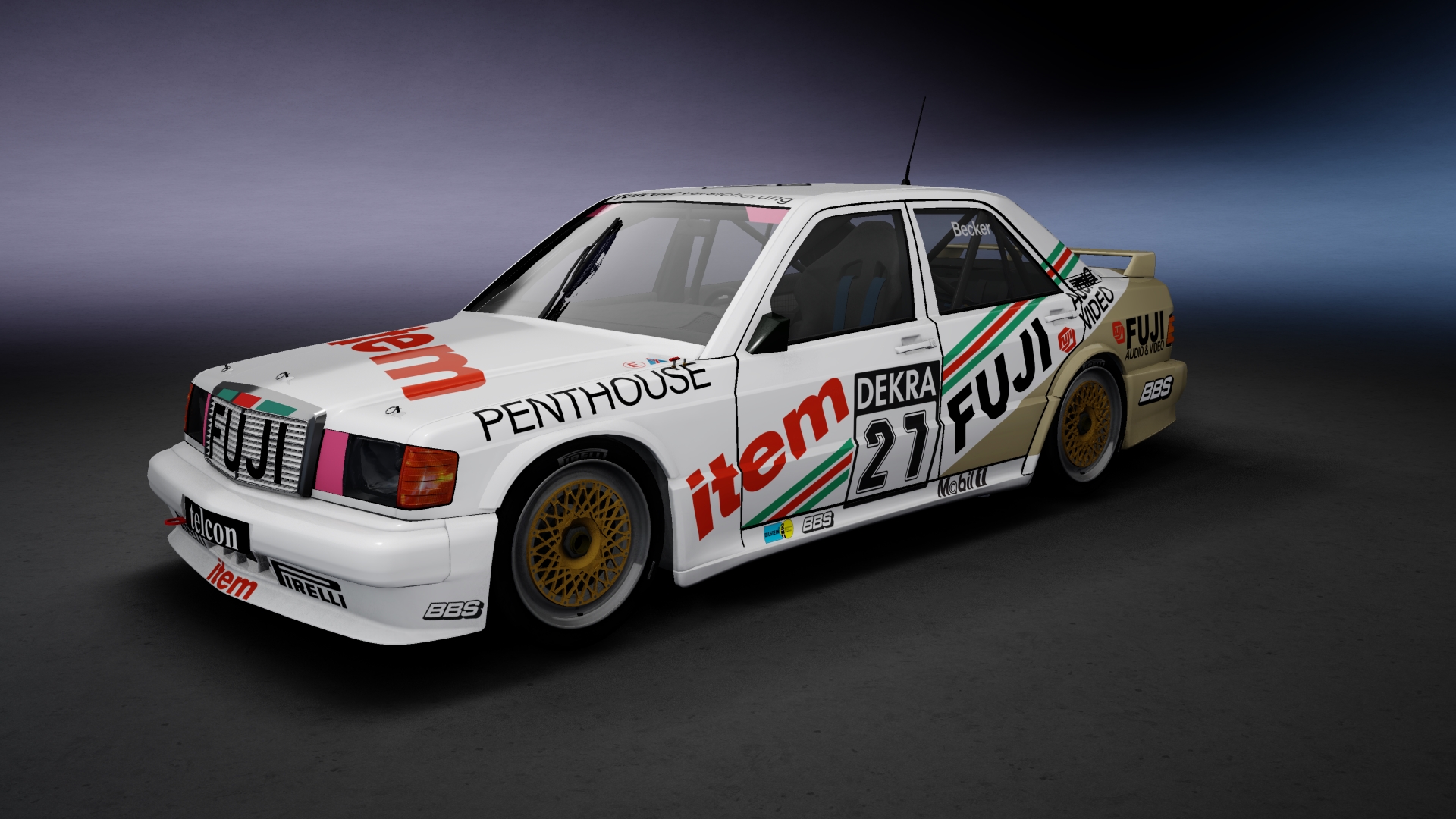 Mercedes-Benz 190E 2.3-16V DTM, skin 21_hbecker