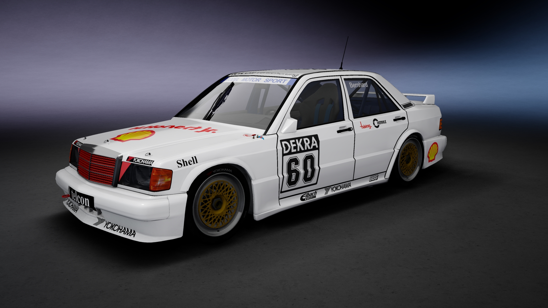 Mercedes-Benz 190E 2.3-16V DTM, skin 60_abernhard