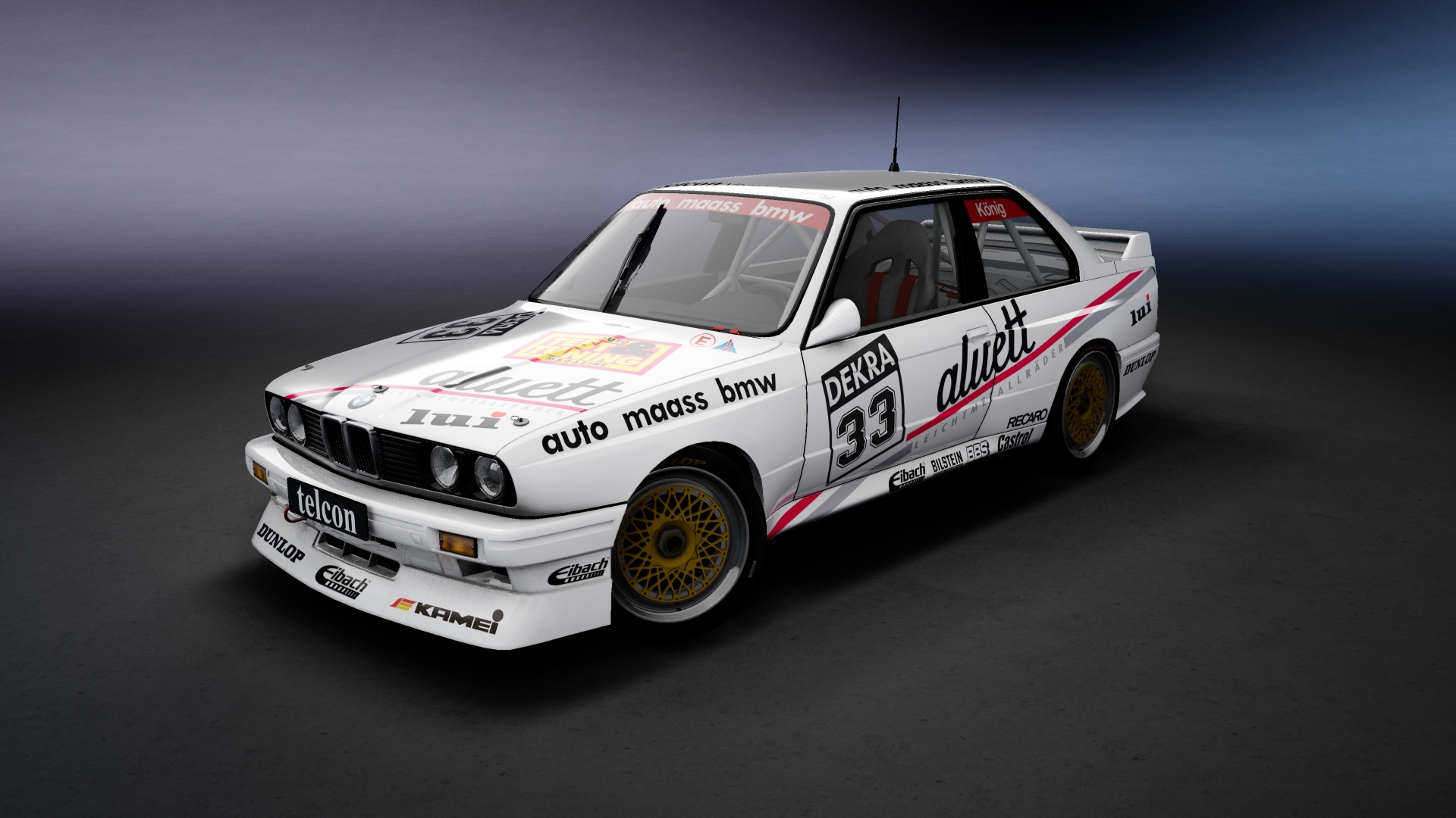 BMW M3 E30 Evo DTM, skin 33_konig