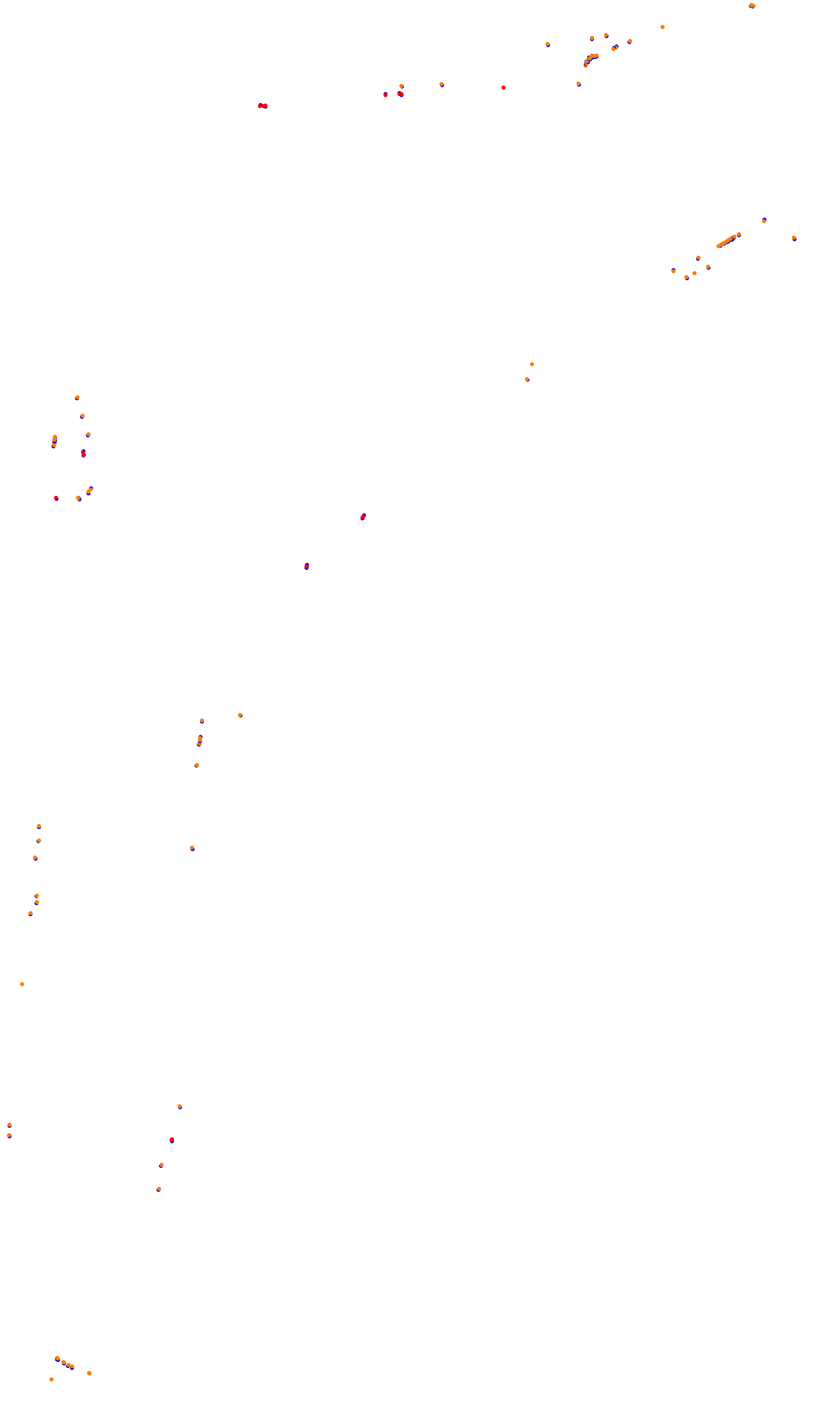 Monza collisions