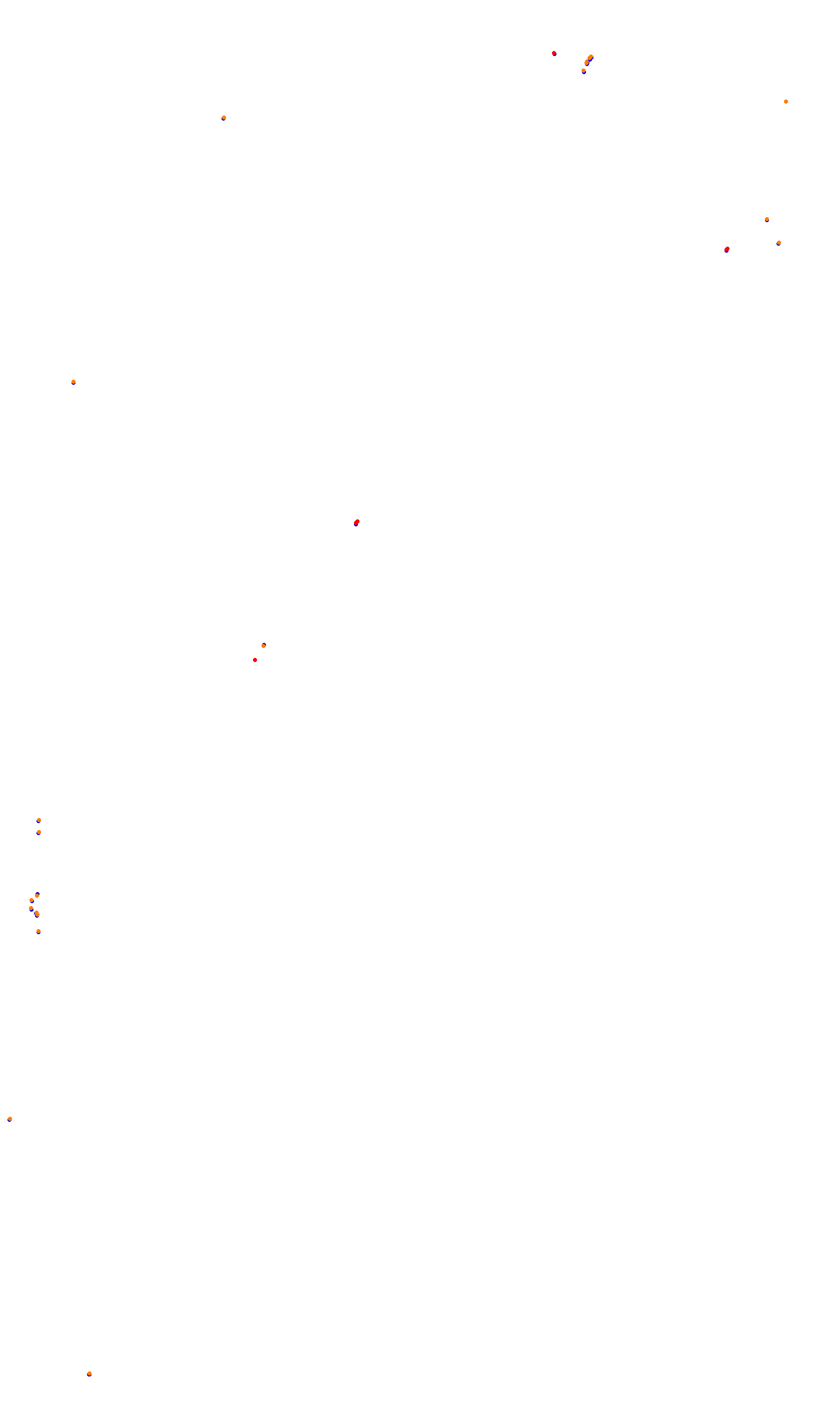 Monza collisions